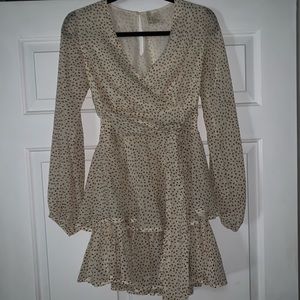 Long sleeve Printed Dress